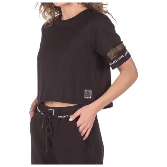 Bodytalk Γυναικεία κοντομάνικη μπλούζα Cropped Bodytalk Γυναικεία κοντομάνικη μπλούζα Cropped